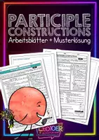 Vorschau - Arbeitsblätter - Participle constructions • ABs + Musterlösung - Deckblatt