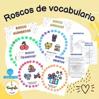 Vista previa - Hojas de trabajo - Roscos de vocabulario - Portada