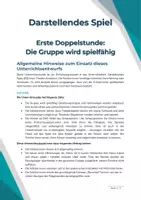 Vorschau - Stundenentwürfe - Darstellendes Spiel - Unterrichtsentwurf - Spielfähigkeit und Bewegen im Raum - Seite 1