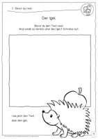 Vorschau - Arbeitsblätter - Lesetraining/Leseförderung - Der Igel (Klasse 2) - Seite 3
