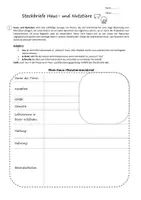 Vorschau - Arbeitsblätter - Haus- und Nutztiere: Steckbriefe erstellen (inkl. Infotexte) - Gruppenpuzzle - Seite 1