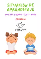 Vista previa - Unidades / Secuencias / Situaciones de Aprendizaje - SITUACIÓN DE APRENDIZAJE - NOS RELAJAMOS CON EL YOGA - Portada