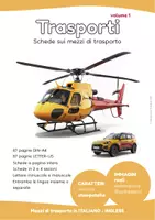 anteprima - Esercizi - Schede trasporti STAMPATELLO IT-EN REALI Immagini Vol.1 - Pagina di copertina