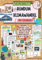 Vorschau - Unterrichtsreihen - Themenheft Klimawandel / Klimaschutz / Ursachen und Folgen des Klimawandels uvm. mit Lösung (Klasse 8 9 10 11) - Seite 1