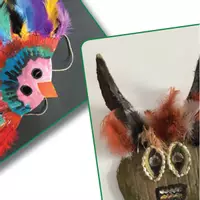 Vorschau - Stundenentwürfe - Lustige Masken - Unterrichtsidee - Deckblatt