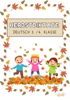 Vorschau - Text - Herbst Diktate Klasse 3/4 - Seite 1
