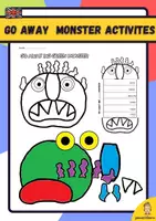 anteprima - Esercizi - go away monster - Pagina di copertina