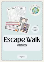 Vorschau - Arbeitsblätter - Halloween: spannender Escape Walk - Deckblatt