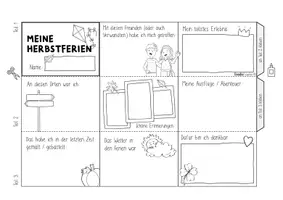Vorschau - Arbeitsblätter - Herbstferien Leporello - Leporellos als Reflexions- & Gesprächsanlass - Seite 1