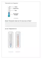 Vorschau - Arbeitsblätter - Rund um Thermometer und Temperatur Aufgaben Lösung Gruppenarbeit - Seite 2