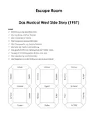 Vorschau - Stundenentwürfe - Escape Room "Das Musical West Side Story (1957)" - Deckblatt