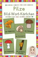 Vorschau - Bildkarten - Pilze - Bild-Wort-Kärtchen - Deckblatt