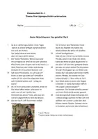 Vorschau - Prüfungsvorbereitung - Pauker Deutsch - Klassenarbeit (EWH) Jg.6: Eine Lügengeschichte untersuchen - Seite 1