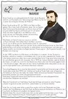 Vorschau - Arbeitsblätter - Antoni Gaudí: Infotext & Steckbrief - Seite 1
