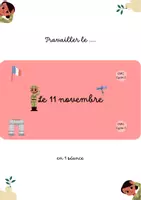Aperçu - Préparation de séance / Séance complète - Le 11 novembre (1 fichier pour le cycle 2 ; 1 pour cycle 3) - Page 3