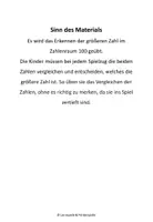 Vorschau - Stationenlernen - Zahlen im ZR 100 spielerisch vergleichen - Aufdeck-Duell - Seite 1