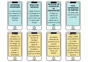 Vista previa - Tarjetas / Manipulativos - TARJETAS CIBERSEGURIDAD - página 1