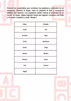 Vista previa - Tarjetas / Manipulativos - BINGO DE ANTÓNIMOS PARA PRIMARIA - página 2