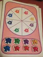 Vorschau - Spiele - Farben zuordnen Klettspiel Kita Grundschule - Seite 1