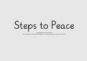 Vorschau - Poster - Steps to Peace: Conflict Resolution Tool (Friedensbrücke auf Englisch) - Seite 1
