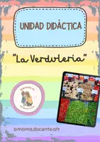 Vista previa - Unidades / Secuencias / Situaciones de Aprendizaje - UNIDAD DIDÁCTICA " La Verdulería" Nivel Inicial - Portada