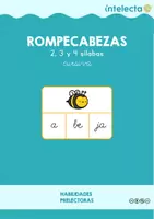 Vista previa - Tarjetas / Manipulativos - Rompecabezas de 2, 3 y 4 sílabas (letra cursiva) - página 1