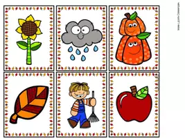 Προεπισκόπηση - Flashcards - Μemory game με θέμα το φθινόπωρο - Σελίδα 3