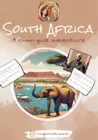 Vorschau - Quiz - South Africa_A chain quiz adventure - Deckblatt