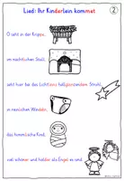 Vorschau - Arbeitsblätter - Weihnachten Liederarbeitung - Weihnachtslied Ihr Kinderlein kommet - Arbeitsblätter - Seite 2