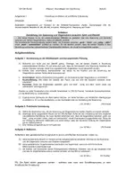 Vorschau - Klassenarbeiten - Gestaltungspraktische Klausur: Inszeniertes Stillleben - Deckblatt