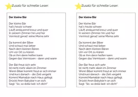 Vorschau - Arbeitsblätter - Leseübung 18 für die 1. Klasse zum Buchstaben B b - Seite 2