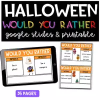 Vorschau - Spiele - Halloween Would You Rather – Englisch | Sprechen & Spiele - Deckblatt