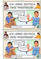 Vorschau - Arbeitsblätter - Mini-Heft - Ich lerne Deutsch - "Sich vorstellen" Selbstlernheft DaZ / DaF / Deutsch #rabattraketenzusalevester25 - Seite 1