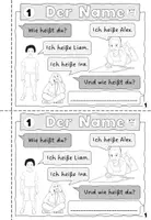 Vorschau - Arbeitsblätter - Mini-Heft - Ich lerne Deutsch - "Sich vorstellen" Selbstlernheft DaZ / DaF / Deutsch #rabattraketenzusalevester25 - Seite 3