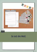 Vorschau - Arbeitsblätter - So isst die Welt - verschiedene Essgewohnheiten - Deckblatt