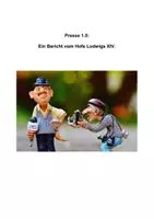 Vorschau - Arbeitsblätter - Presse 1.0 - Bericht vom Hofe Ludwigs XIV. - Deckblatt