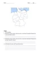 Vorschau - Arbeitsblätter - Deutschland - Internetrecherche - GoogleMaps + Lösung - Seite 1