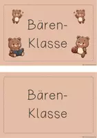 Vorschau - Poster - Klassenschild für deine Bären-Klasse - Seite 3