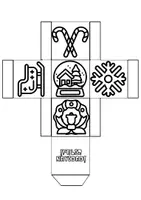 Vista previa - Manualidades / Dibujos para colorear - PACK Cajas de Manualidades: Navidad + Halloween - página 2