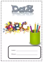 Vorschau - Mal- und Bastelvorlagen - DaZ Deckblatt für Schnellhefter/Heftumschlag. - Deckblatt