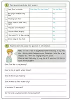 Vorschau - Arbeitsblätter - DO/DOES questions + wh-questions – Exercises and Explanation - Seite 2