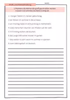 Vorschau - Arbeitsblätter - Rechtschreibung und Grammatik Übungsbuch mit Lösung - wachsendes Paket - Seite 1