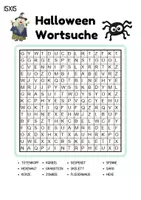 Vorschau - Spiele - Wortsuchspiel/Wortsuche/Suchsel Halloween (Grundschule) - 4 Varianten - Seite 1