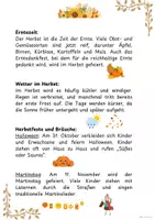 Vorschau - Arbeitsblätter - Herbst 🍂 Sachunterricht - Seite 3