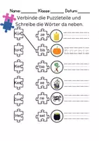 Vorschau - Arbeitsblätter - Halloween Silben/Wortschatz DaZ/DaF, deutsch - Seite 3