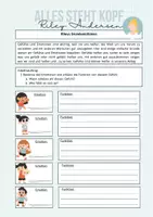 Vorschau - Arbeitsblätter - Alles steht Kopf- Die Grundemotionen Arbeitsblatt und Rollenspiel - Seite 3