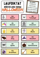 Vorschau - Unterrichtsreihen - Laufdiktat / Schleichdiktat Halloween - DaZ/DaF, Deutsch (Diktat) - Seite 2