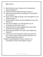 Aperçu - Apprentissages en autonomie - Compréhension de lecture - txt descriptif - Page de couverture
