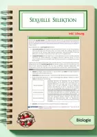 Vorschau - Arbeitsblätter - Sexuelle Selektion (Evolution) - Deckblatt