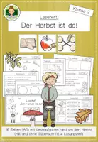 Vorschau - Arbeitsblätter - Lese-Mal-Heft: Der Herbst ist da! (Klasse 2) - Deckblatt